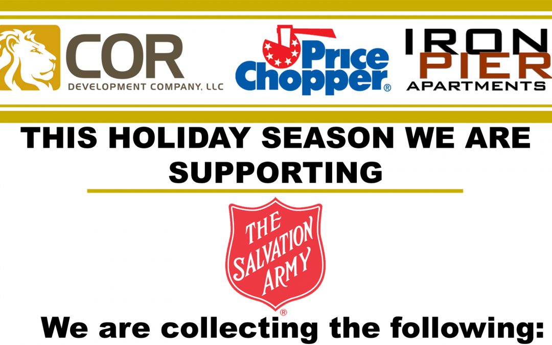 COR DEVELOPMENT TO HOST THIRD HOLIDAY DRIVE